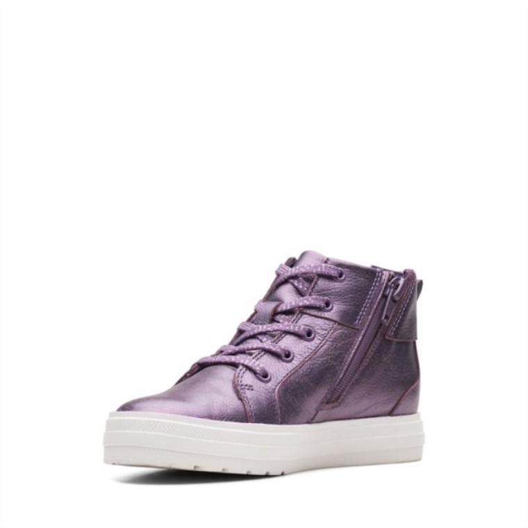 Cuero Berry Clarks Nova City Niño Cuero Berry