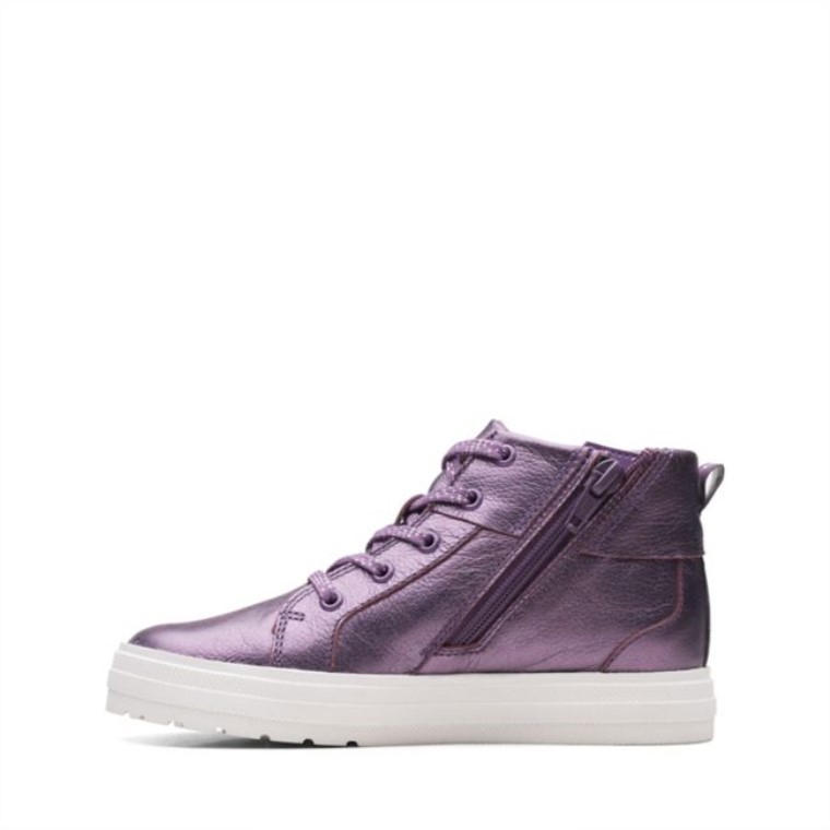 Cuero Berry Clarks Nova City Niño Cuero Berry