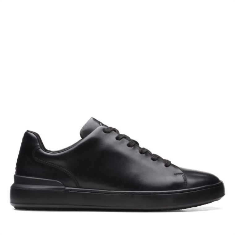 Negro/negro Clarks Court Lite Encaje Negro/negro