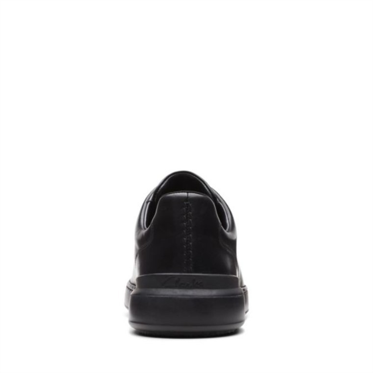 Negro/negro Clarks Court Lite Encaje Negro/negro