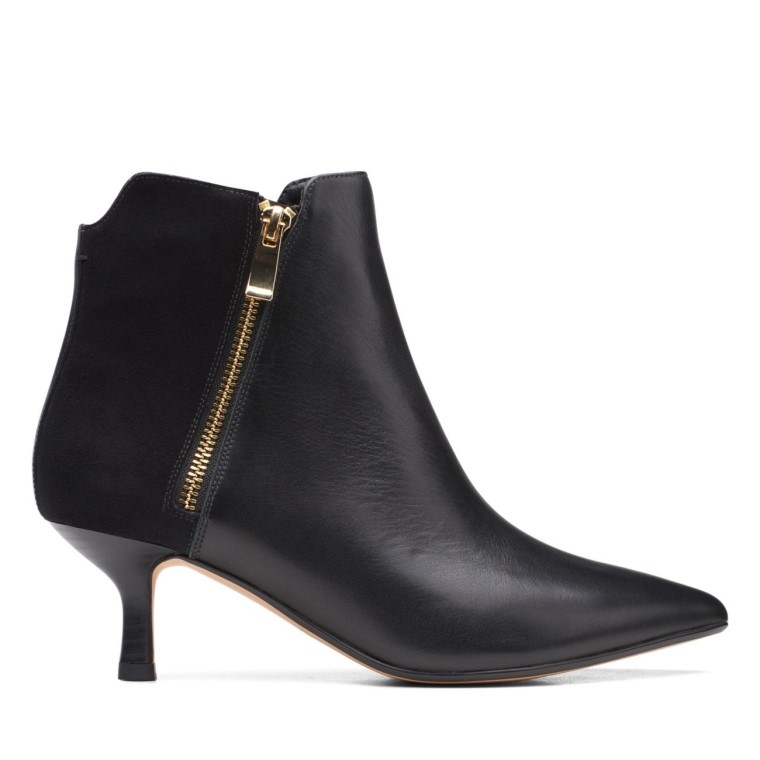 Negro Clarks Violeta 55 Zip Negro