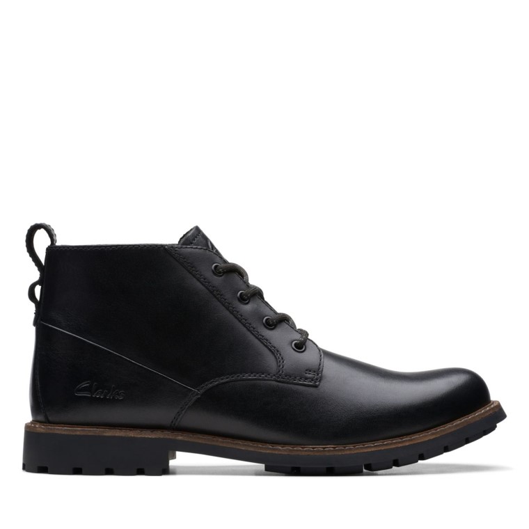 Negro Clarks Westcombe Medio Negro