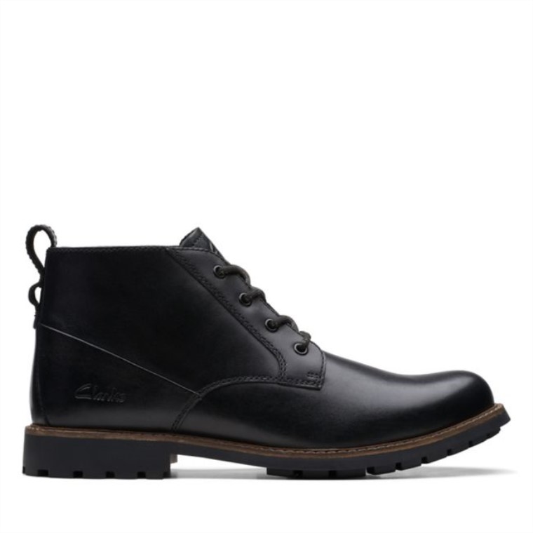 Negro Clarks Westcombe Medio Negro
