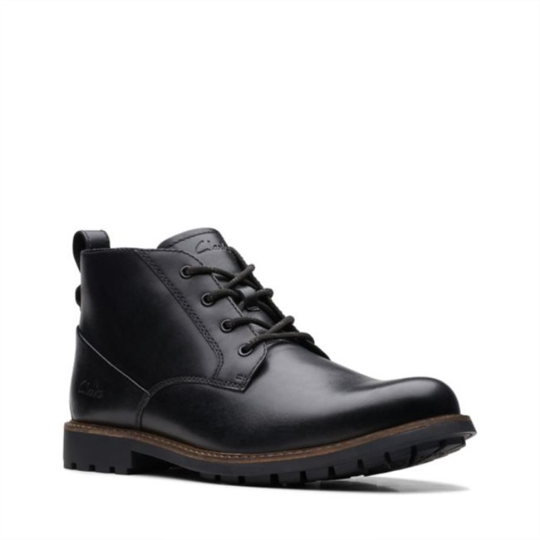 Negro Clarks Westcombe Medio Negro