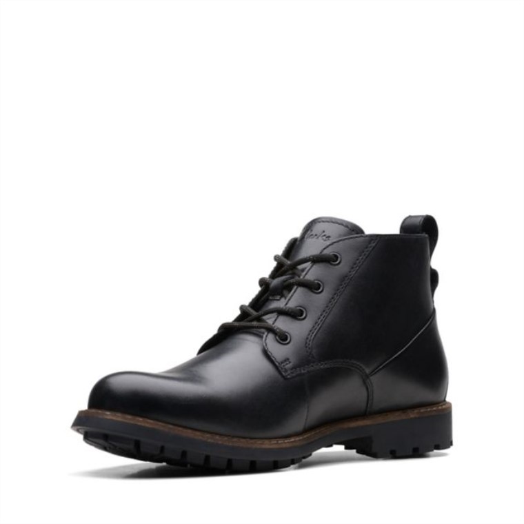 Negro Clarks Westcombe Medio Negro