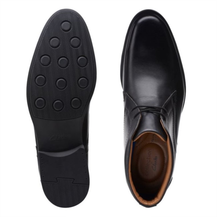 Negro Clarks Whiddon Medio Negro