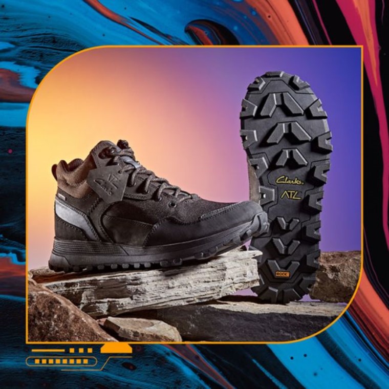 Combinación Negra Clarks Atl Trek Hola Gore-tex Combinación Negra