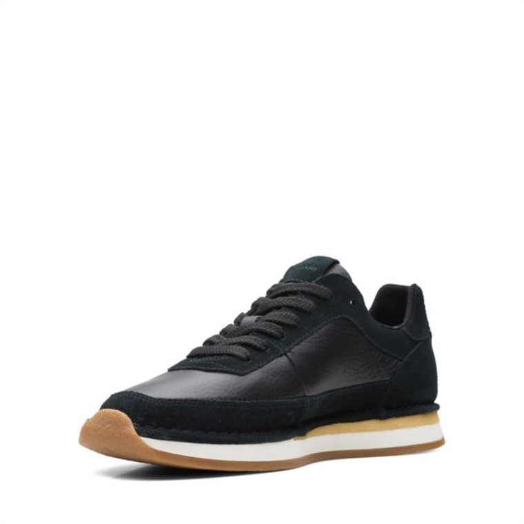 Combinación Negra Clarks Craft Run Lace Combinación Negra