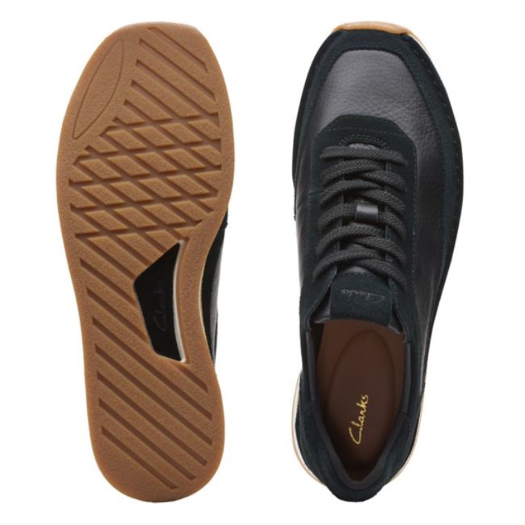 Combinación Negra Clarks Craft Run Lace Combinación Negra