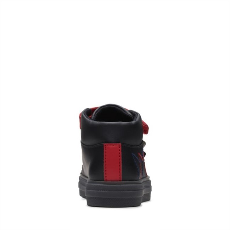 Combinación Negra Clarks Flare Show Combinación Negra Para Niños Pequeños