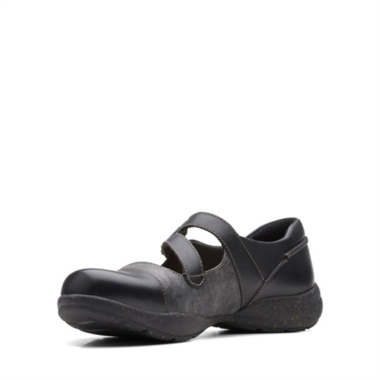 Combinación Negra Clarks Roseville Jane Combinación Negra