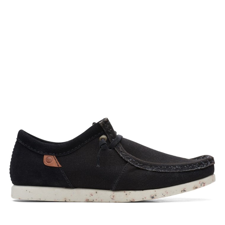 Combinación Negra Clarks Shacre Lite Moc Combinación Negra