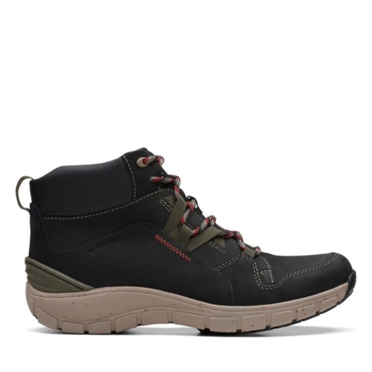 Combinación Negra Clarks Wave Cumbre Ap Combinación Negra