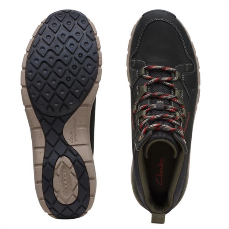 Combinación Negra Clarks Wave Cumbre Ap Combinación Negra