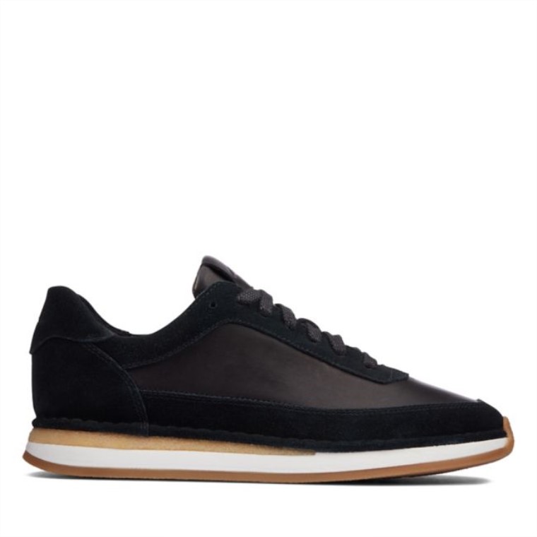 Combinación De Ante Negro Craft Run Lace Combinación De Ante Negro Clarks