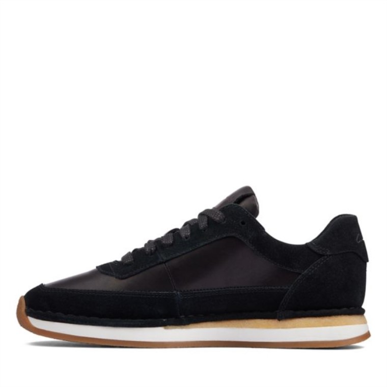 Combinación De Ante Negro Craft Run Lace Combinación De Ante Negro Clarks