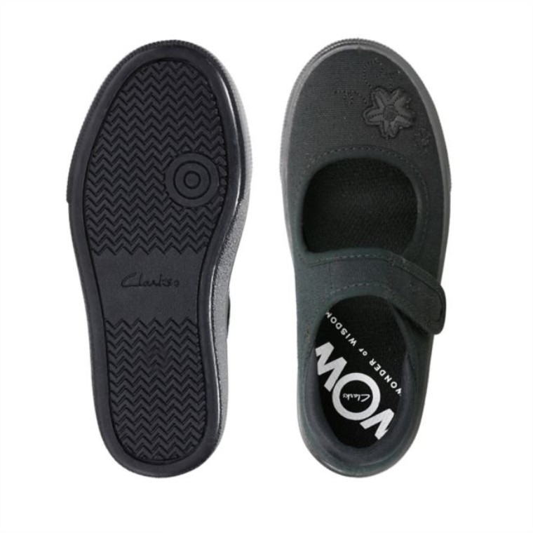 Pantalla Negra Clarks Hopper Go Kid Pantalla Negra