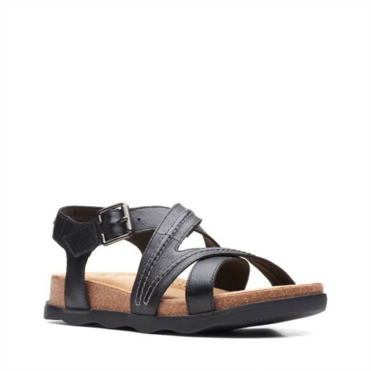 Cuero Negro Brynn Ave Cuero Negro Clarks