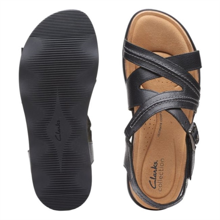 Cuero Negro Brynn Ave Cuero Negro Clarks