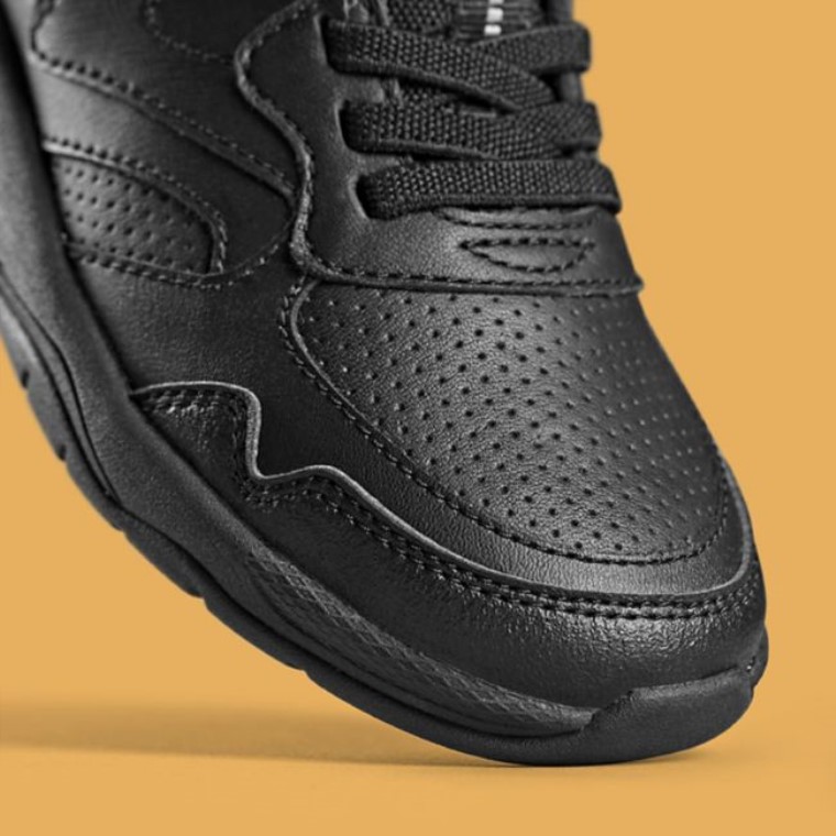 Cuero Negro C Lowder Sprint Niño Cuero Negro Clarks