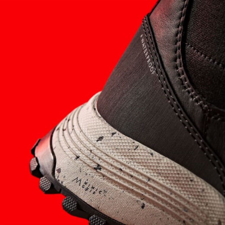Cuero Negro Clarks Atl Trek Up Impermeable Cuero Negro