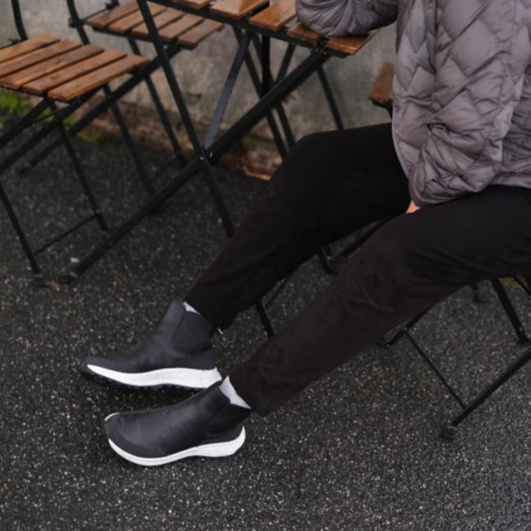 Cuero Negro Clarks Atl Trek Up Impermeable