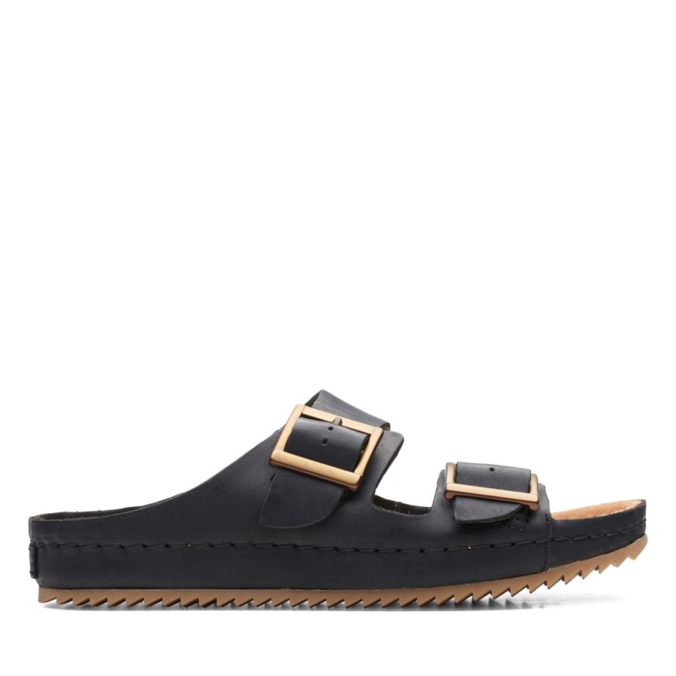 Cuero Negro Clarks Brookleigh Sol Cuero Negro
