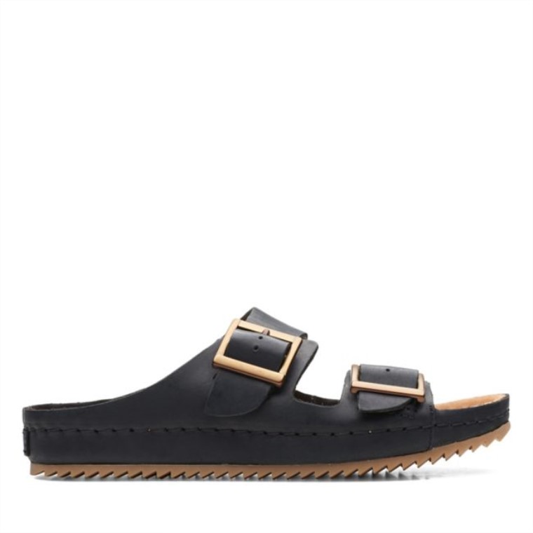 Cuero Negro Clarks Brookleigh Sol Cuero Negro
