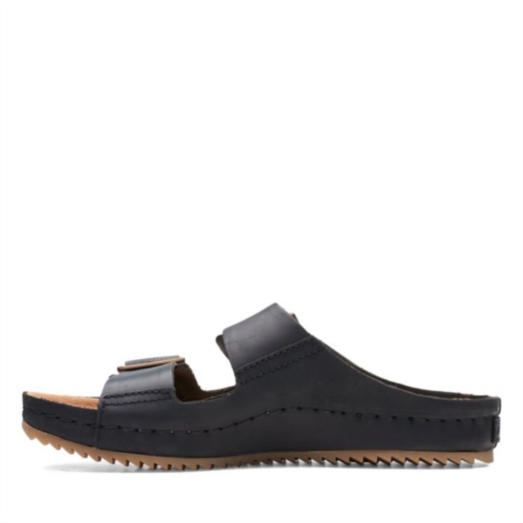 Cuero Negro Clarks Brookleigh Sol Cuero Negro