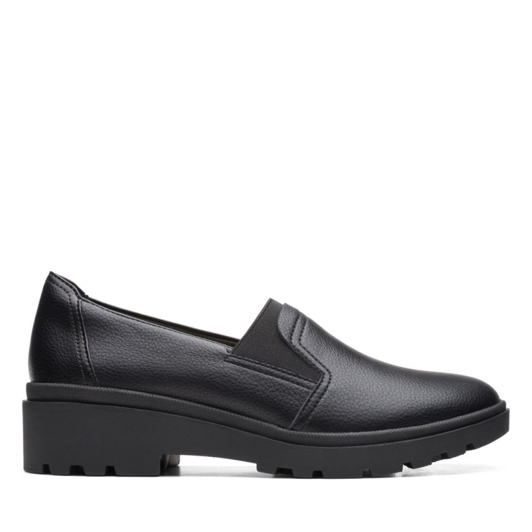 Cuero Negro Clarks Calla Rae Cuero Negro