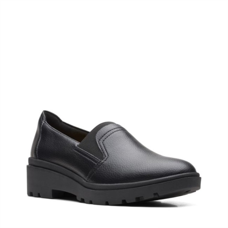 Cuero Negro Clarks Calla Rae Cuero Negro