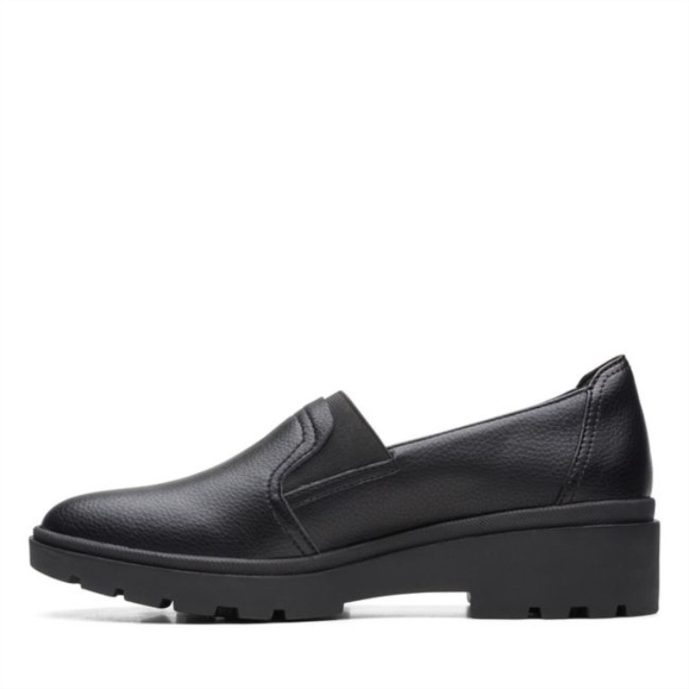 Cuero Negro Clarks Calla Rae Cuero Negro