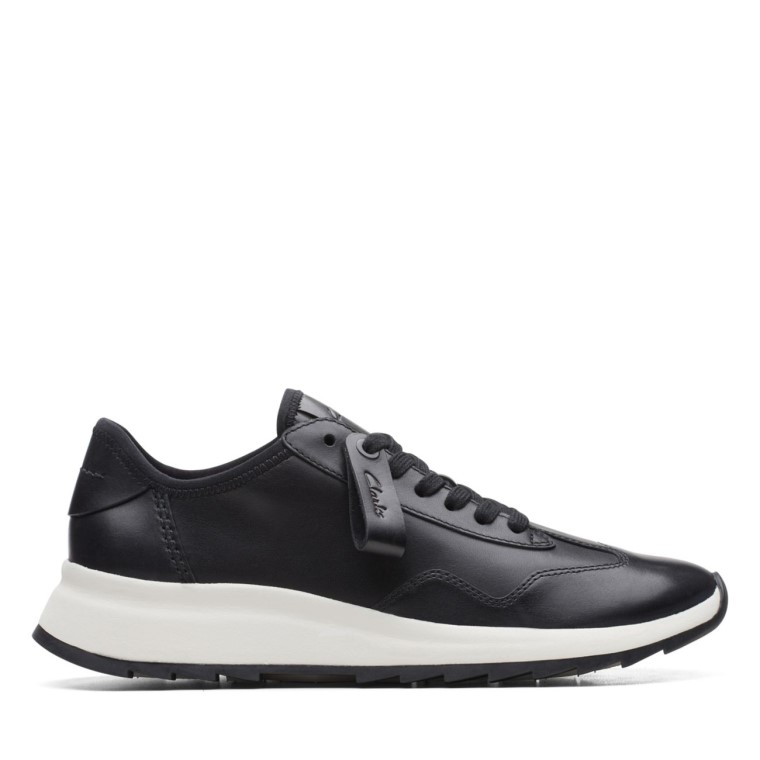 Cuero Negro Clarks Dash Lite Lo Cuero Negro