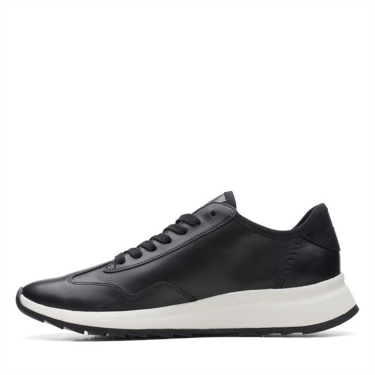Cuero Negro Clarks Dash Lite Lo Cuero Negro