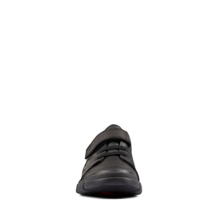 Cuero Negro Clarks Encode Flash Niño Cuero Negro