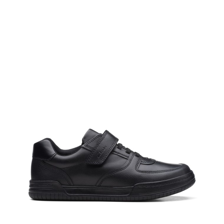 Cuero Negro Clarks Fawn Lay Cuero Negro Mayor