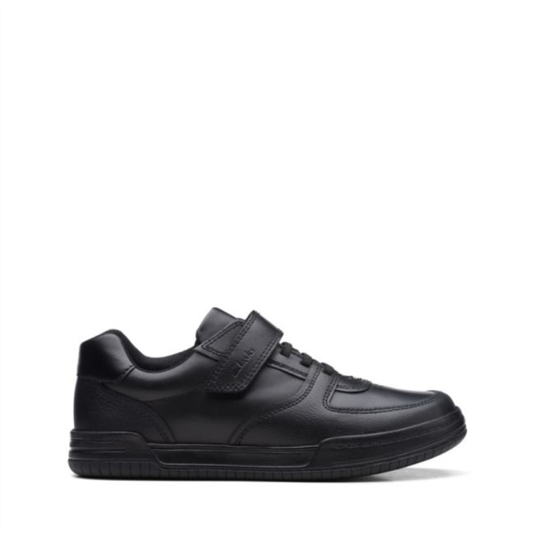 Cuero Negro Clarks Fawn Lay Cuero Negro Mayor