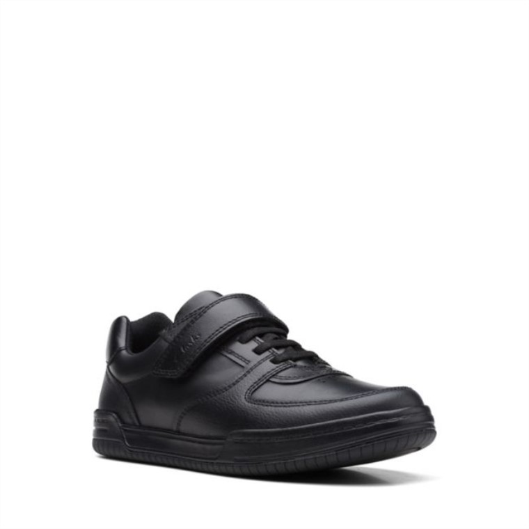 Cuero Negro Clarks Fawn Lay Cuero Negro Mayor