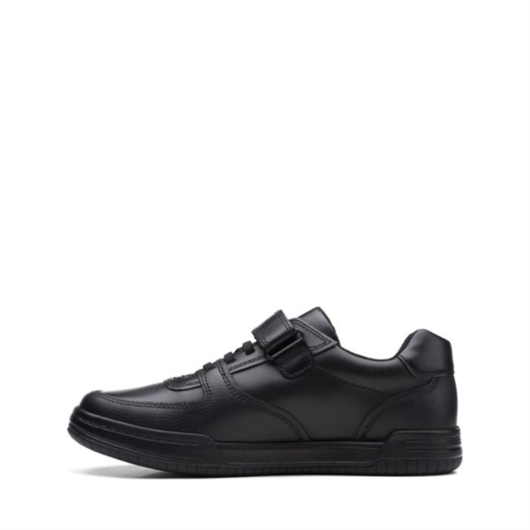 Cuero Negro Clarks Fawn Lay Cuero Negro Mayor