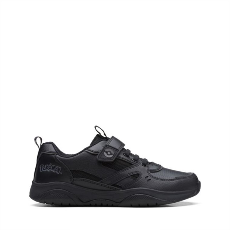 Cuero Negro Clarks Grip Comercio Antiguo Cuero Negro