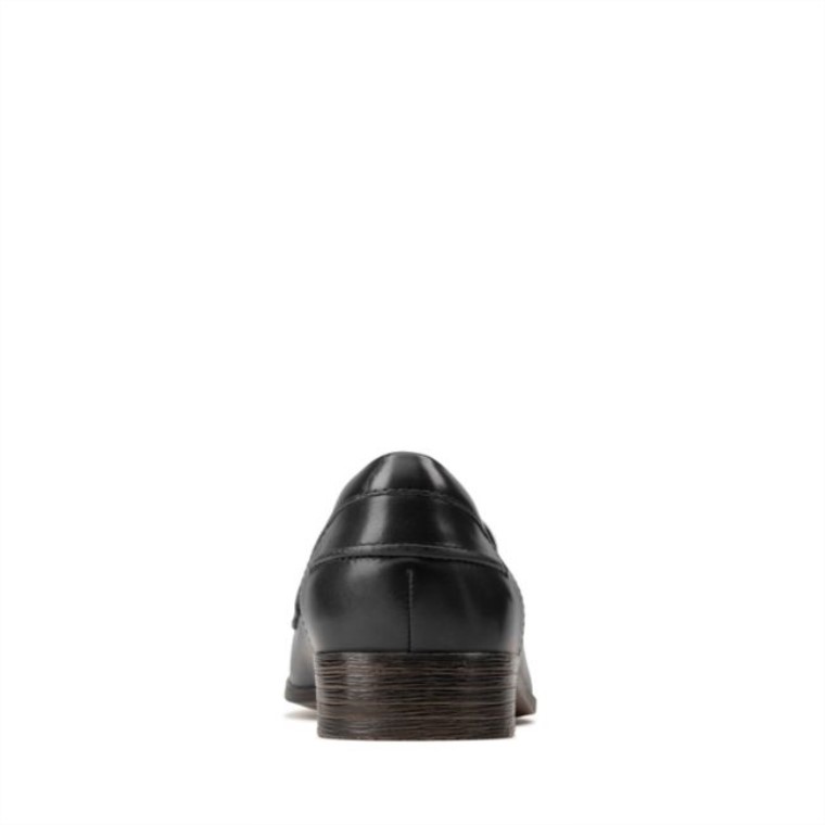 Mocasines Clarks Hamble De Cuero Negro Cuero Negro