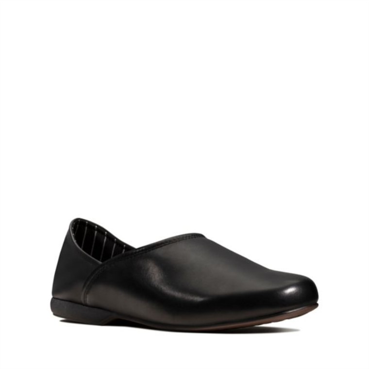 Cuero Negro Clarks Harston E Lite Cuero Negro