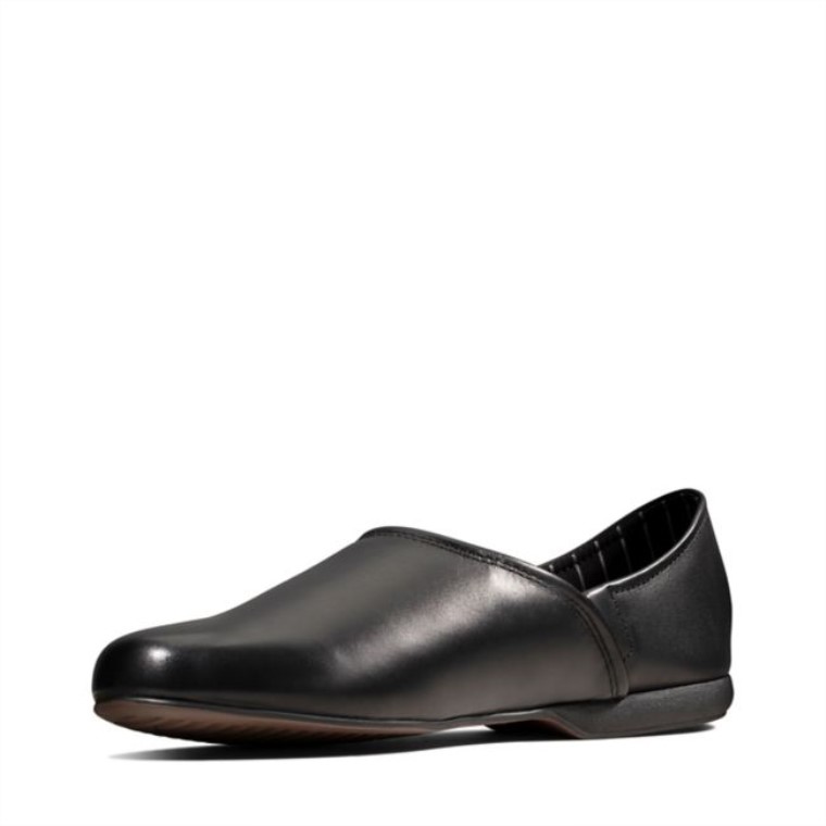 Cuero Negro Clarks Harston E Lite Cuero Negro