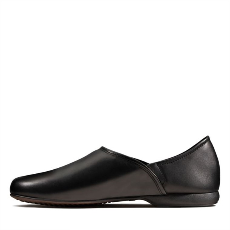 Cuero Negro Clarks Harston E Lite Cuero Negro