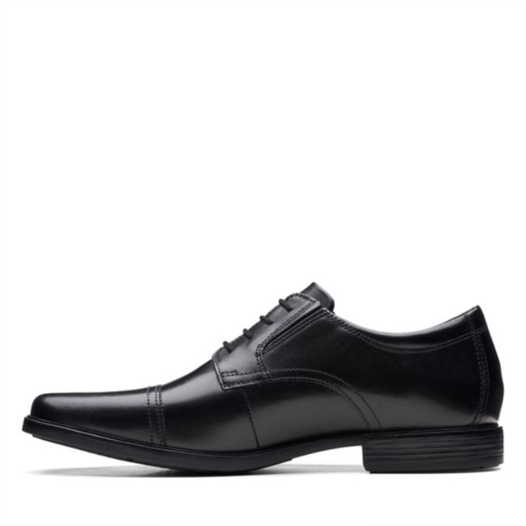 Gorra Clarks Howard De Cuero Negro Cuero Negro