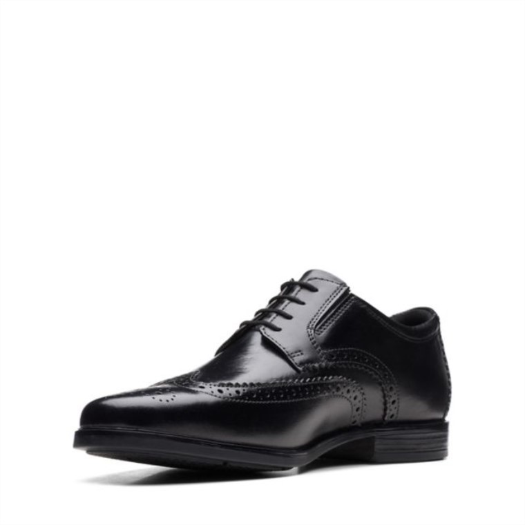 Cuero Negro Clarks Howard Ala Cuero Negro