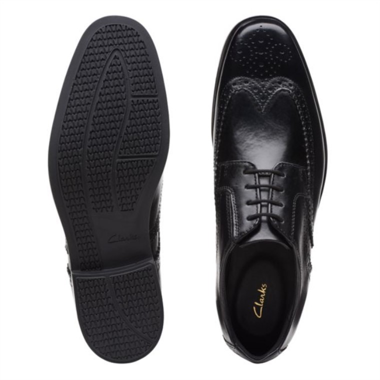 Cuero Negro Clarks Howard Ala Cuero Negro