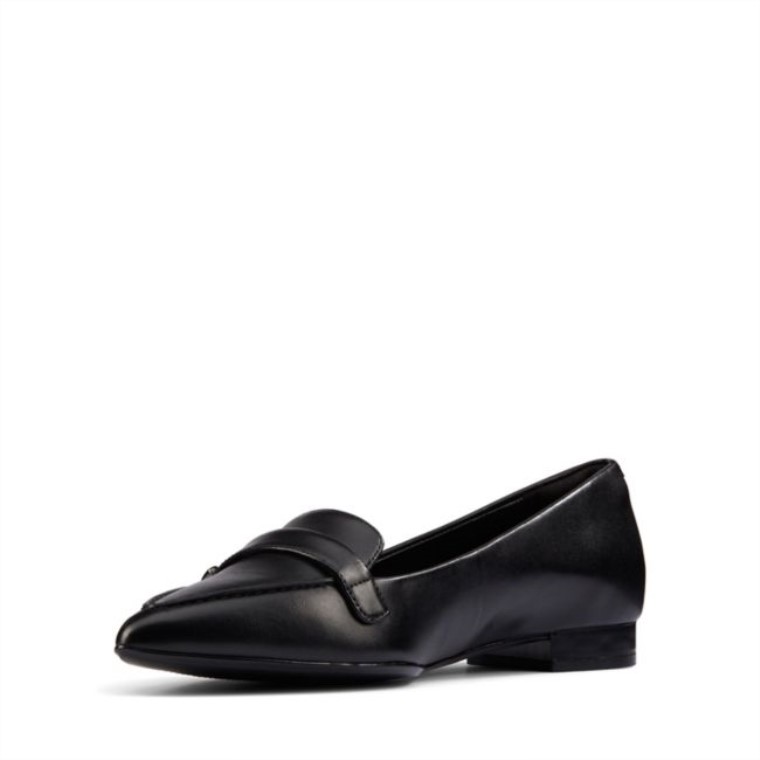 Cuero Negro Clarks Laina Hebilla 15 Cuero Negro