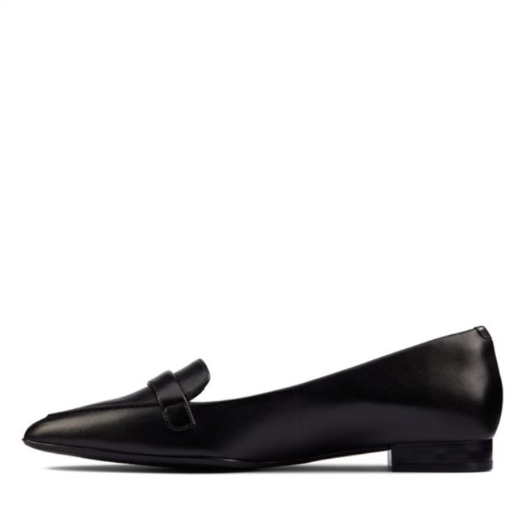 Cuero Negro Clarks Laina Hebilla 15 Cuero Negro