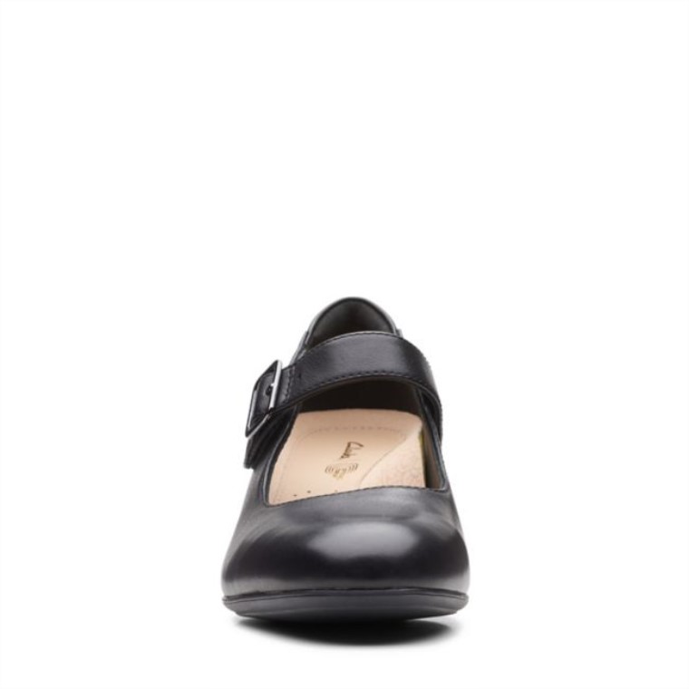 Cuero Negro Clarks Linnae Walk Cuero Negro
